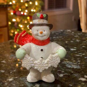 2010 Lenox Snowman Ornament